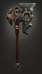 Maker Axe, Emre Ekmekci : Did this one a while ago to warm up for something else. Though I like doing hand painted stuff I don't get to do it as much as I want. From Darksiders 2. Based on a concept by Joshua Brian Smith.