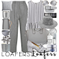 #loafers #greylook #grey #suitpants