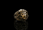 Lion Ring, Jared Haley : Lion Ring sculpted in Zbrush