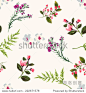 seamless floral branch vector pattern 正版图片在线交易平台 - 海洛创意（HelloRF） - 站酷旗下品牌 - Shutterstock中国独家合作伙伴