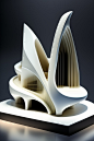 Lexica - Architectural model of zaha hadid building : Architectural model of zaha hadid building