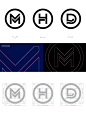 m字母logo/h字母/d字母/公共交通标志/地铁交通标志