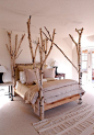 birch tree bed frame | Flickr - Photo Sharing!