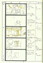 宫崎骏分镜手稿、宫崎骏、分镜手稿