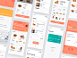 Order App Interface interface design fastfood ios food app ui food app breakfast payment burger coffee order order app ui uidesign
