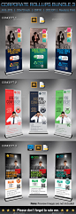 Corporate Business Rollups Bundle 3 - Signage Print Templates