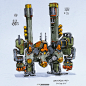 【新提醒】原画设计_奥地利概念设计师Sheng Lam作品集 100P 汉字 机器人_CG窝