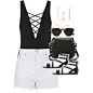 Outfit for a music festival in summer
