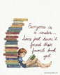 but with a girl reading....and my fav authors on the book ...and Keep Calm & Read On instead