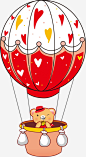 卡通浪漫手绘热气球图PSDpsd源文件透明底高清素材 浪漫 免费下载 页面网页 平面电商 创意素材 png素材
