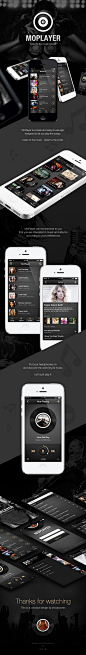 音乐APP-MoPlayer by 玖八壹 - UE设计平台-网页设计，设计交流，界面设计，酷站欣赏