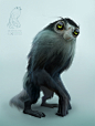 Demiguise, Max Kostenko : Character design of Demiguise , I did for "Fantastic Beasts and where to find them"