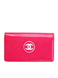 Chanel 香奈儿 女士粉红色/白色漆皮钱包 