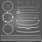 13 clipart files and 1 12x12" chalkboard background. Instant PNG files. Transparent background. 300 DPI