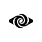 其中包括图片：Eye Illusion Logo