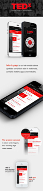 TEDx : Mobile design for ted 