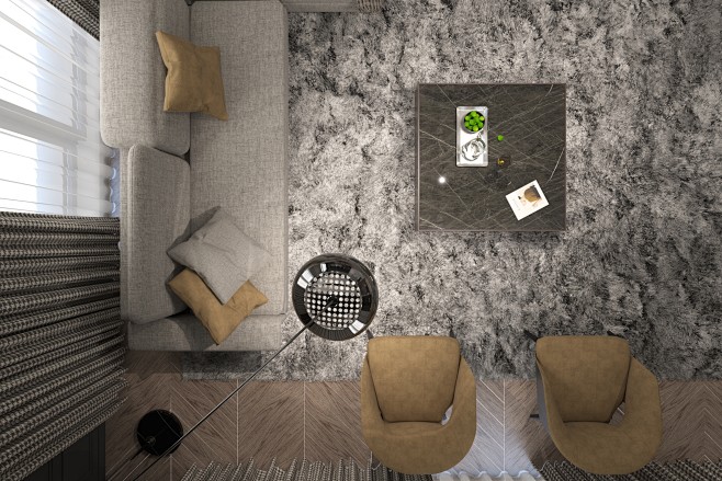 【客厅】：用现代简约的设计手法铺成空间，...