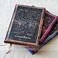 神秘复古 十二星座魔法书日记本 精美涂边笔记本 欧式记事本子