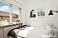 2013卧室白色系时尚混搭风格一室一厅家装图片—土拨鼠装饰设计门户