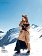 #杂志大片Editorials#邓紫棋在瑞士少女峰为《红秀Grazia》拍摄封面大片。