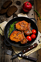 Grilled pork chops in sweet honey glaze by Vladislav Nosick on 500px