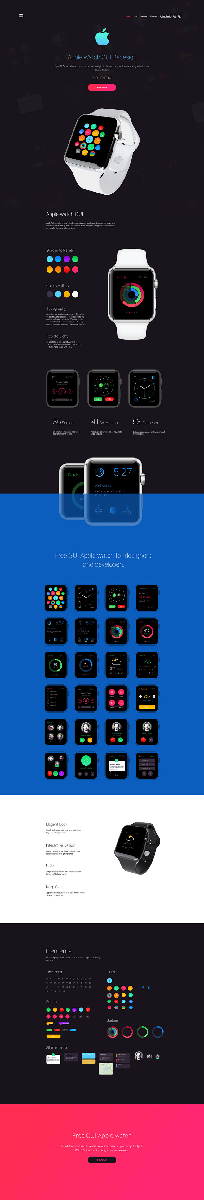 Apple Watch UI UI设计 ...