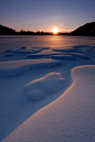 Cold Morning Eagle Lake, Ontario, Canada