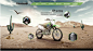 车-汽车摩托机动车网页设计首图KvBanner视觉呈现（6P）
