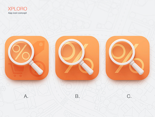 Xploro icon concepts