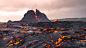 火山 场景素材