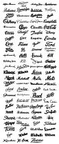 Script Logos | - DESIGN | Typography -