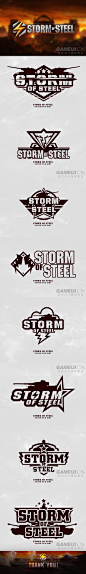 英文游戏logo Storm of Steel-Gameui.cn游戏设计圈聚集地 |GAMEUI- 游戏设计圈聚集地 | 游戏UI | 游戏界面 | 游戏图标 | 游戏网站 | 游戏群 | 游戏设计