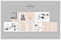 NOÉMI — Portfolio Template : Noémi template is a contemporary, printable portfolio/resume/brochure template available in standard US letter size.It’s perfect for photographers, designers, stylists and bloggers who want to promote their work/services in a 