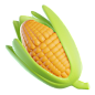 Corn 3D Illustration