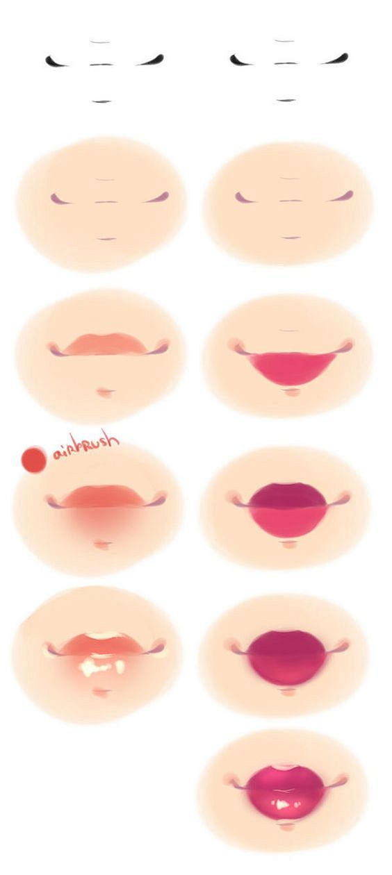 How I paint Lips by ...