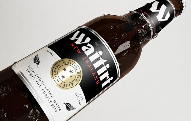 新西兰Waitiri Beer啤酒包装设...