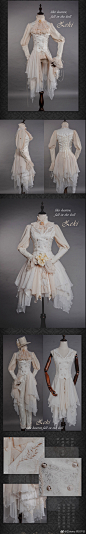 ZJstory-原创洋装的照片 - 微相册<br/>贵族气质，洛丽塔小礼服，白色蕾丝，中性帅气