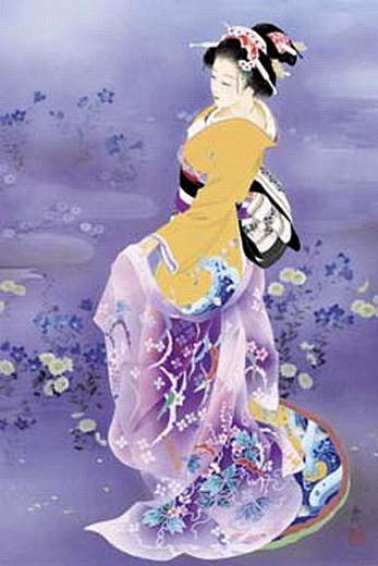 【贴图】日本江户时代艺妓——春代。_日本...