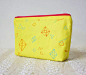 《星の刺繍入りポーチ》
star pouch "lemon yellow"

#ポーチ #星 #刺繍 #背守 #幾何学 #art #artwork #norikoiwaki  #embroidery #star #pouch #lemonyellow #colorful #geometric