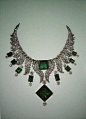 Collier emerald necklace from the Iranian Crown Jewels
