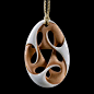 Whanau • Path of Life Pendant by Kerry Kapua Thompson, Māori artist (NZ140301):