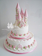 翻糖蛋糕 婚礼蛋糕 新天鹅堡 公主的城堡