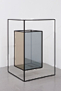 Jose Leon Cetillo Double Agent (02), 2009Iron, automotive lacquer, reflective glass