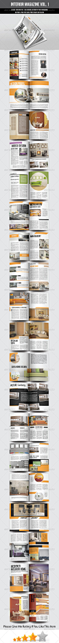 Interior Magazine Template - Magazines Print Templates