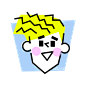 Mood Faces Animated Stickers Pack : Animated gif stickers pack of 90s vibe emoji characters to use on social media - via: Giphy, Instagram, Snapchat, TikTok, etc.