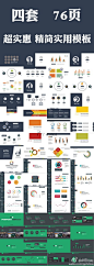 【最新PPT模板合集】四套精简实用的PPT模板，内容丰富，版式大气多样。详细地址：http://t.cn/8sx5QK9
