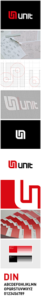 纽约Unit机械工程公司品牌VI设计-中国设计在线