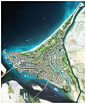 saadiyat island ( = happy island ) masterplan, abu dhabi  
info #素材# #城市#