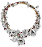 An Antique Diamond and Ruby Necklace, 1880
