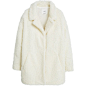 Mango Lapels Coat, Light Beige : See this and similar MANGO coats - Wrap up in style this winter with this boucle coat from Mango. Perfect for cold weather, it features two side pockets, hook f...